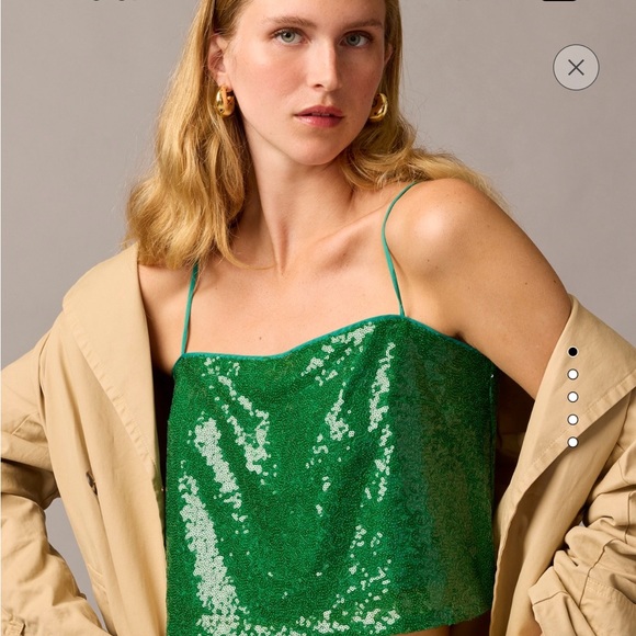 Collection sequined crop top - Picture 2 of 4